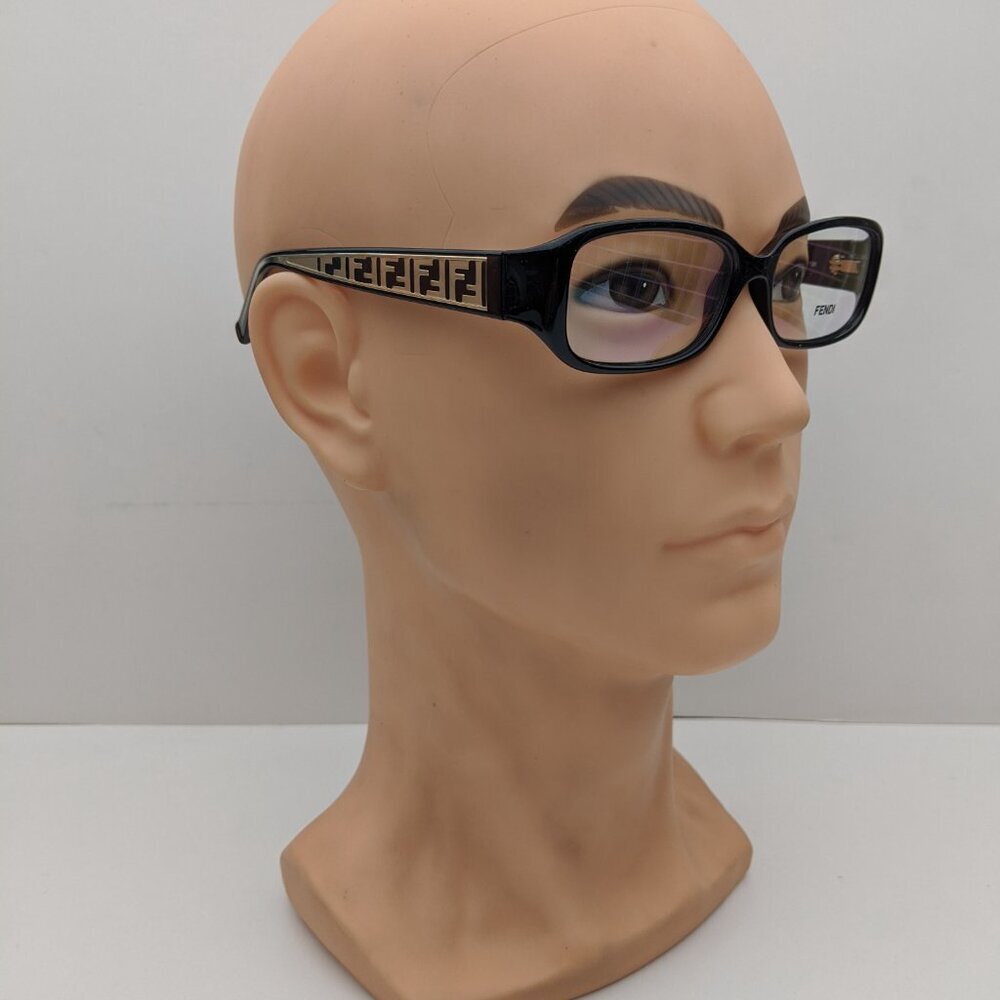 🕶️Made in Italy! Fendi F983 Black Eyeglasses 53/15 130 | EUT432🕶️ - Picture 8 of 11